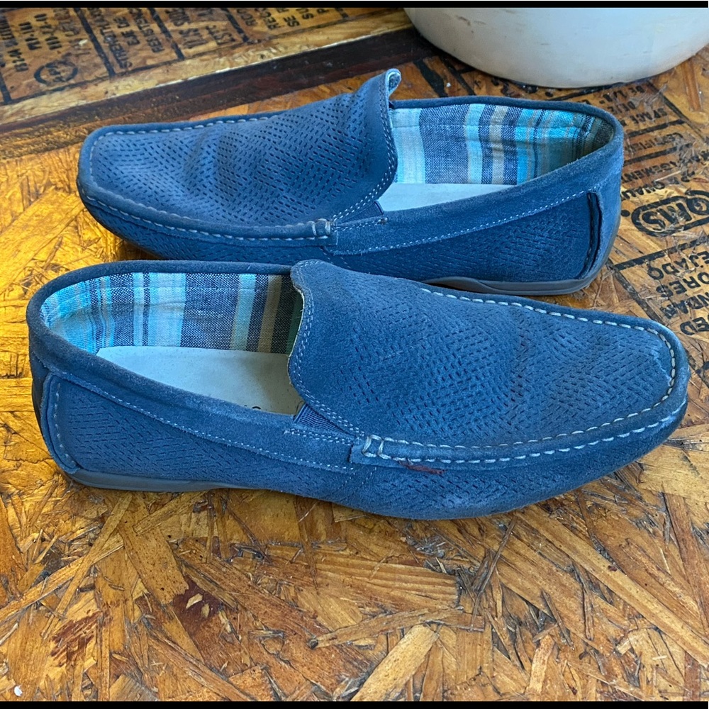 Blue Call it Spring suede loafers